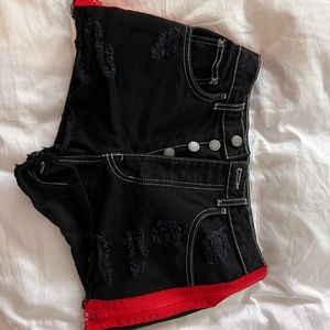 Carmar Denim Zip Up Shorts